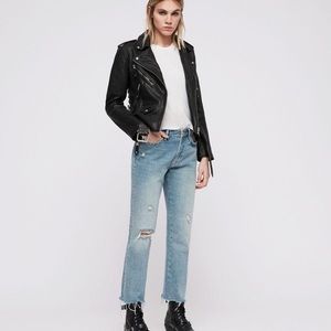 Black AllSaints leather jacket